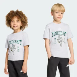 T-SHIRT MINECRAFT 5-6A Light Grey Heather
