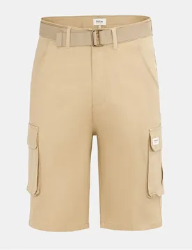 Mens Cargo Shorts In Khaki - Size 2xl - Firetrap - FashionsVida