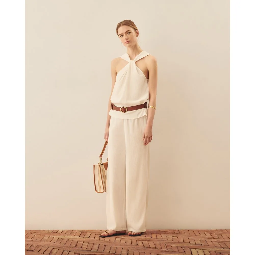 Pantalón de mujer de punto estructura - Southern Cotton - FashionsVida