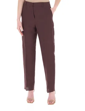 Marella Pantalone in lino TERRA 42 - Marella - FashionsVida