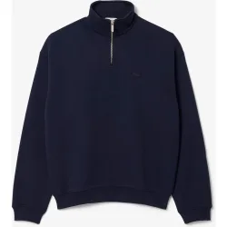 Sudadera unisex de felpa gruesa con cremallera en el cuello