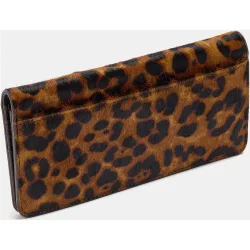 Cartera de mujer 100% piel grande con estampado animal print