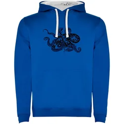 Felpa Con Cappuccio Psychedelic Octopus Two-colour