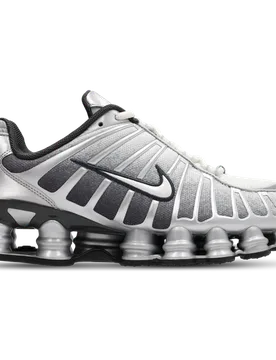 Shox Men's Sneakers - Silver - Size 7.5 - Synthetics, Textile - Silver - Size: 7.5 - Nike - FashionsVida