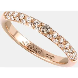 Anillo Pop de oro y diamantes