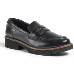 Kaltin Leather Womens Black Loafers - Size Uk 4