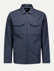 Overshirt Full Zipper Blau L