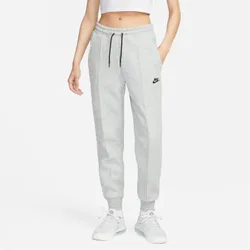 Womens Sportswear Tech Fleece Mid Rise Joggers In Grey - Size 12 Uk