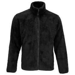 Unisex Adult Finch Fluffy Jacket (Black) - Size X-Large