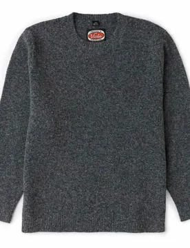 Pull Presley Crew Neck Eco Black Heather XL - Vissla - FashionsVida
