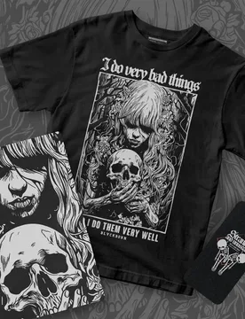 I Do Very Bad Things cotton shirt All Size Unisex T-Shirt - Aliexpress - FashionsVida
