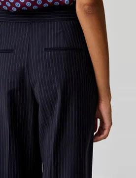 Pantalones rectos de mujer de traje de punto con corte recto - CLAUDIE PIERLOT - FashionsVida
