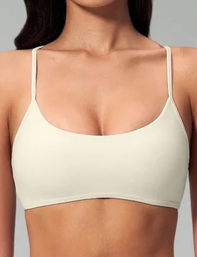 Sujetador deportivo para mujer MFVIM, con espalda cruzada, para correr, fitness, yoga, de tela suave y amigable con la piel, versátil para ir al trab - Shein - FashionsVida
