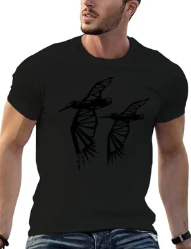 Pelicans flying home after a long day fishing T-Shirt Soft Cotton Print T-Shirt - Aliexpress - FashionsVida