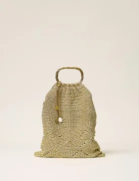 Sac à main au crochet avec lurex - TWINSET - FashionsVida