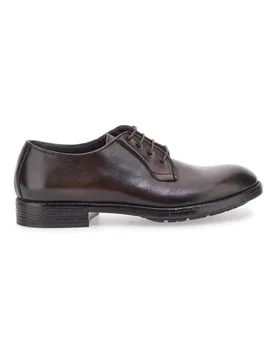 Scarpe stringate testa di moro in vera pelle eleganti 1115 44 - PITTARELLO PLUS - FashionsVida