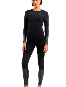 Fundamentals performance warm camiseta térmica manga larga mujer Negro (M) - Odlo - FashionsVida