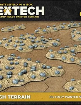 Battlefield in a Box HexTech: Rough Terrain (x10) - Gale Force Nine - FashionsVida