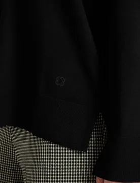 Jersey de mujer de viscosa con escote en v ajuste regular y longitud media - Elena Miró - FashionsVida