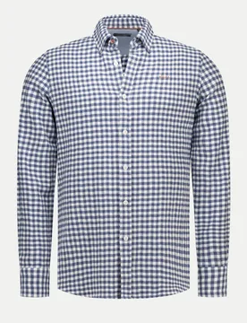 Regular-Fit Freizeithemd mit Karo-Muster Blau XL - NZA New Zealand Auckland - FashionsVida