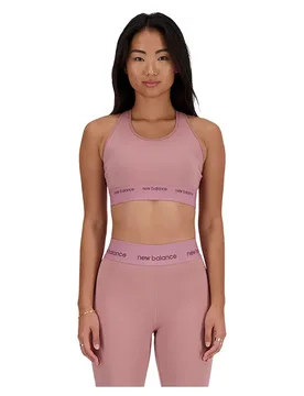 Soutien-gorge De Sport Sleek Medium Support Rosewood L - New Balance - FashionsVida