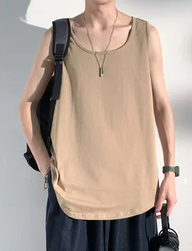 Summer Men Solid Vest Tank Top Sleeveless T Shirts O-neck Undershirts Breathable Sport Bodybuilding Fitness Muscle Clothes - Aliexpress - FashionsVida
