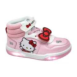 Scarpe Da Ginnastica In Pvc Con Luci Hello Kitty Pink EU 27