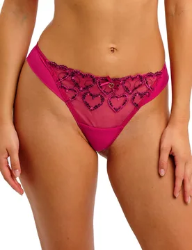 Womens Laurine Brazilian - Pink Polyamide - Size X-Large - Freya - FashionsVida