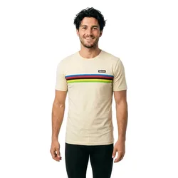 Maglietta A Maniche Corte Uci World Champion White