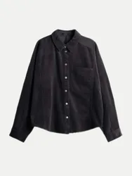 Opus Cordbluse Frenca Schwarz 40