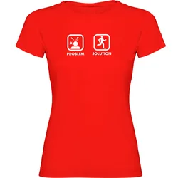 Maglietta A Maniche Corte Problem Solution Run Red L