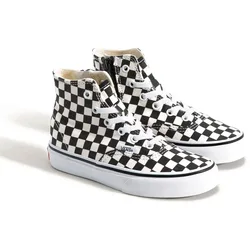 Sneaker Authentic Hi 2.0 Zip Checkerboard Black / True White EU 30 1/2