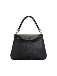 Ledertasche - Henkeltasche TIGGY schwarz Damen