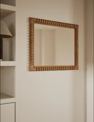 Evelyn Wooden Wall Mirror Natural