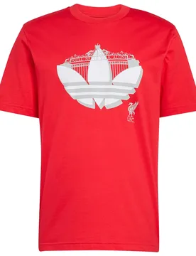 T-shirt à Manches Courtes Liverpool Fc Seasonal Graphic Pure Ruby L - Adidas - FashionsVida
