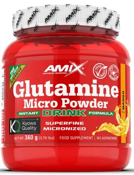 Acides Aminés De Glutamine En Micro-poudre Mango 360g - Amix - FashionsVida