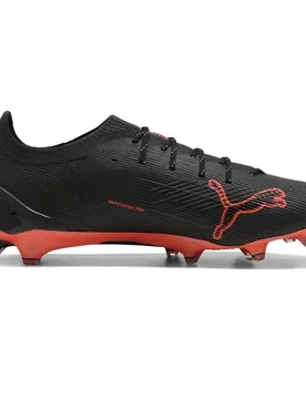 Chaussures De Football Ultra 6 Ultima Fg Black / Red / Strong Gray EU 41 - Puma - FashionsVida