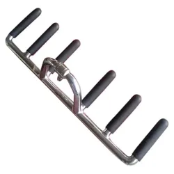 Barres Parallèles 3 Position Dorsal Silver / Black One Size