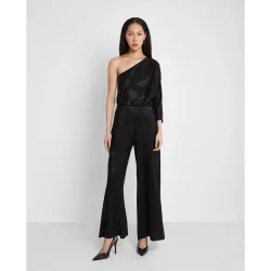 Pantalones anchos de mujer con brillos