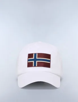 Gorra unisex de algodón con parche frontal - Napapijri - FashionsVida