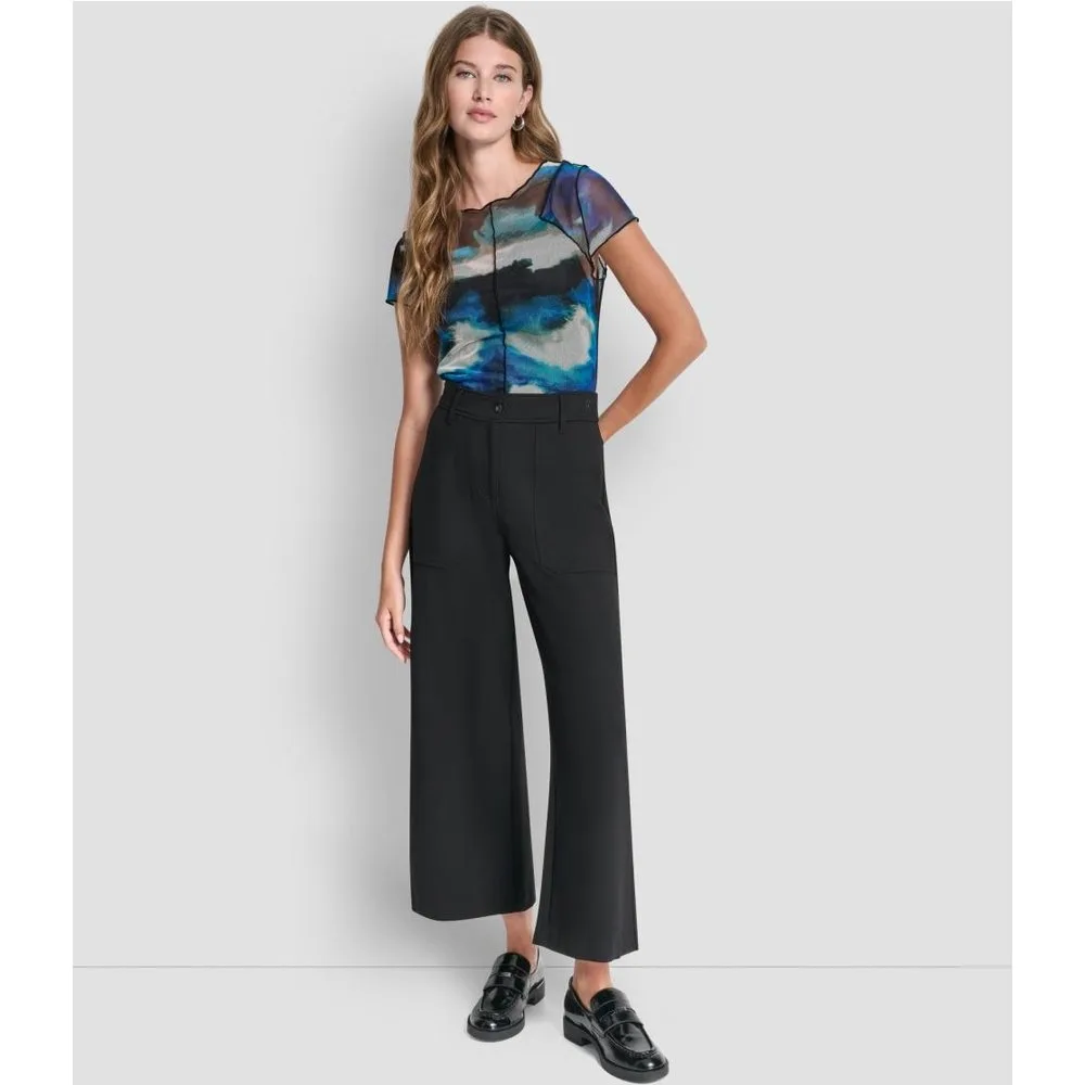 DKNY - Pantalón recto de mujer - DKNY - FashionsVida