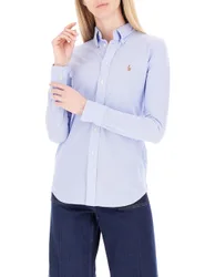 Camicia in cotone AZZURRO OXFORD XL
