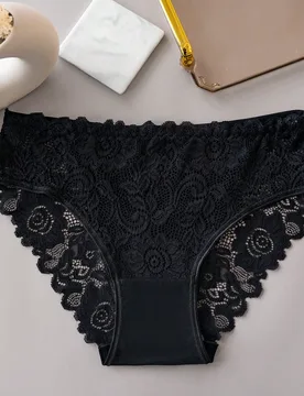 Set de ropa interior de encaje de 5 piezas para mujer M - Shein - FashionsVida