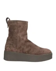 Botines de caña alta Mujer Café 39 Mujer