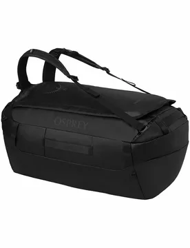 Duffel robuste - Transporter 65 Raven Black/Black en Nylon - Noir - Osprey - FashionsVida