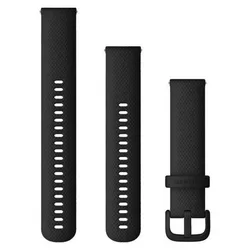 Cinturino In Silicone Quick Release 20 Mm Black
