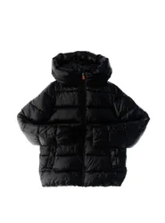 Piumino con cappuccio NERO 10