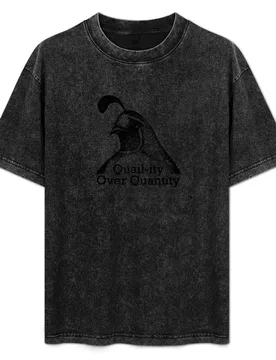 Quail-ity over Quantity T-Shirt Lightweight Basic Short Sleeve Shirt - Aliexpress - FashionsVida