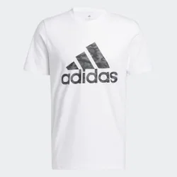 Adidas T-shirt Camo S White
