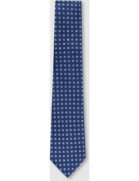 Corbata de hombre jacquard microdibujo seda natural - Pierre Cardin - FashionsVida